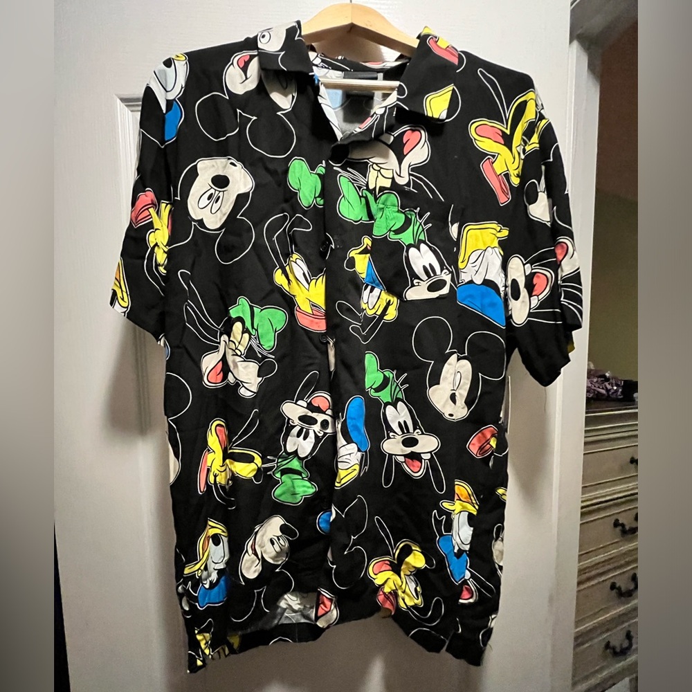 Mickey button down shirt